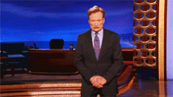 Conan Obrien GIF. Gifs Filmsterren Conan obrien 