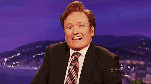 Conan Obrien GIF. Gifs Filmsterren Conan obrien 