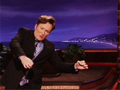 Conan Obrien GIF. Gifs Filmsterren Conan obrien 