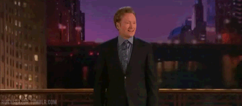 Conan Obrien GIF. Gifs Filmsterren Conan obrien Lus Lachend 