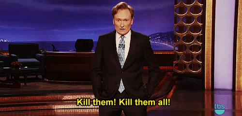 Conan Obrien GIF. Gifs Filmsterren Conan obrien 
