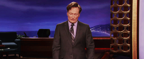 Conan Obrien GIF. Gifs Filmsterren Conan obrien 