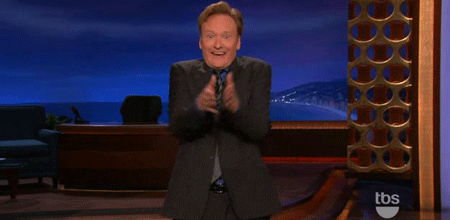 Conan Obrien GIF. Gifs Filmsterren Conan obrien 