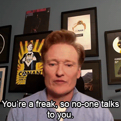 Conan Obrien GIF. Gifs Filmsterren Conan obrien Jessica biel 