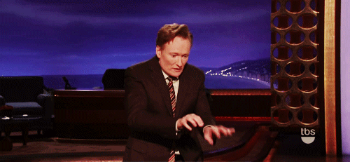 Conan Obrien GIF. Gifs Filmsterren Conan obrien 