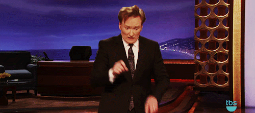Conan Obrien GIF. Gifs Filmsterren Conan obrien 