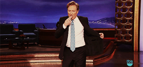 Conan Obrien GIF. Gifs Filmsterren Conan obrien 