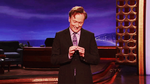 Conan Obrien GIF. Gifs Filmsterren Conan obrien 