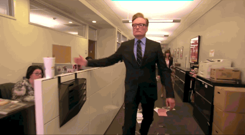 Conan Obrien GIF. Gifs Filmsterren Conan obrien Het denken Interessant Hmm Goed idee 