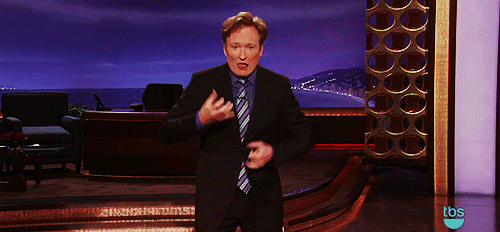Conan Obrien GIF. Gifs Filmsterren Conan obrien 