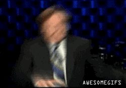 Conan Obrien GIF. Gifs Filmsterren Conan obrien Gefrustreerd Eye roll Boeiend 