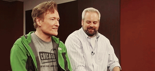 Conan Obrien GIF. Gifs Filmsterren Conan obrien 