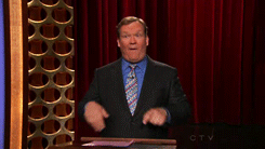 Conan Obrien GIF. Dansen Gifs Filmsterren Conan obrien Shaq Shaquille oneal 