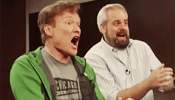 Conan Obrien GIF. Gifs Filmsterren Conan obrien 