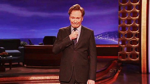 Conan Obrien GIF. Gifs Filmsterren Conan obrien 