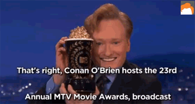 Conan Obrien GIF. Gifs Filmsterren Conan obrien 