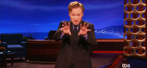 Conan Obrien GIF. Gifs Filmsterren Conan obrien 