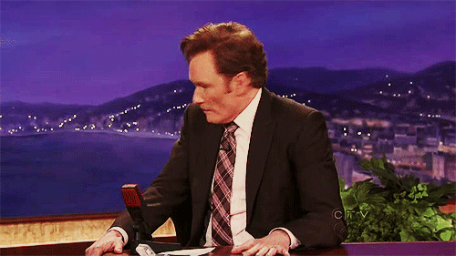 Conan Obrien GIF. Gifs Filmsterren Conan obrien 