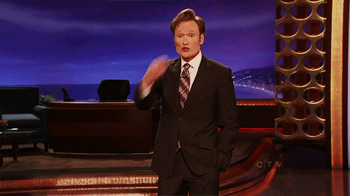Conan Obrien GIF. Gifs Filmsterren Conan obrien 