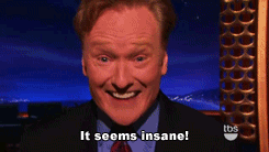Conan Obrien GIF. Gifs Filmsterren Conan obrien 