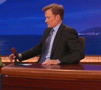 Conan Obrien GIF. Gifs Filmsterren Conan obrien Gek Flippen 