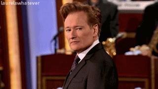 Conan Obrien GIF. Gifs Filmsterren Conan obrien 