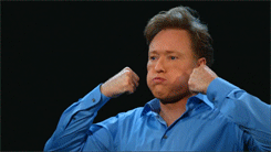 Conan Obrien GIF. Gifs Filmsterren Conan obrien 