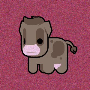 Koe GIF. Dieren Schattig Koe Gifs Glitch Glitchy 