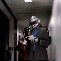 Daft Punk GIF. Bioscoop Artiesten Brand Gifs Daft punk Vlam Duo 