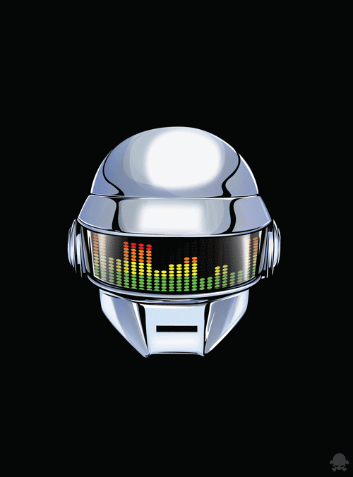 Dj Artiesten Gifs Daft punk piramide tonen 