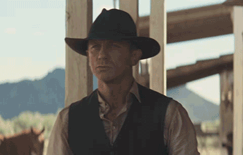 Daniel Craig GIF. Film Gifs Filmsterren Daniel craig  Scifi Cowboys and aliens 