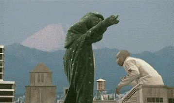 Dave Chappelle GIF. Gifs Filmsterren Dave chappelle Godzilla Chappelles show 