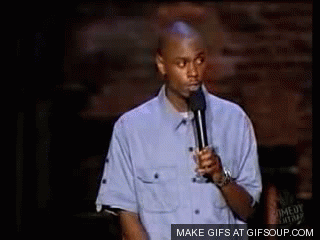 Dave Chappelle GIF. Gifs Filmsterren Dave chappelle Veranderingen in emoties 