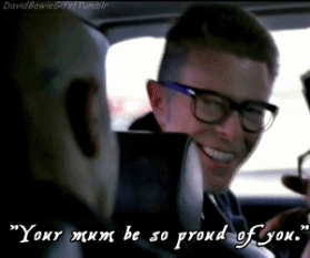 David Bowie GIF. Artiesten Gifs David bowie Knikkend Het eens zijn 