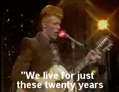 David Bowie GIF. Artiesten Gifs David bowie Zwart en wit 