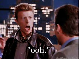 David Bowie GIF. Artiesten Dave Flirten Zonnebril Gifs David bowie 90s Swag 