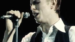 David Bowie GIF. Bioscoop Artiesten Bowie Gifs David bowie M &amp;#39;70 De man die naar de aarde viel 