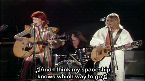 Artiesten Gifs David bowie zwart en wit 