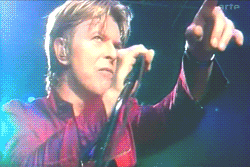 David Bowie GIF. Artiesten Gifs David bowie Ziggy stardust 