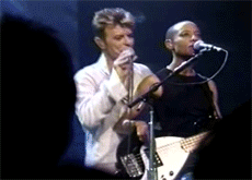 David Bowie GIF. Artiesten Gifs David bowie Ringo starr 