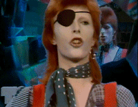 David Bowie GIF. Beroemdheden Artiesten Gifs David bowie 90s Fotoset Springen ze zeggen 