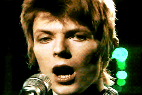 Beroemdheden Artiesten Gifs David bowie &amp;#39;80 mick jagger dansen in de straat 