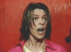 David Bowie GIF. Artiesten Gifs David bowie Zwart en wit 