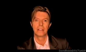 Artiesten Gifs David bowie lachend 