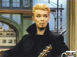 David Bowie GIF. Beroemdheden Artiesten Gifs David bowie 90s Fotoset Springen ze zeggen 