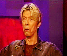 David Bowie GIF. Beroemdheden Artiesten Gifs David bowie &amp;#39;80 Mick jagger Dansen in de straat 
