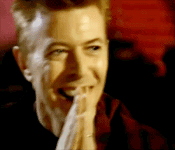 David Bowie GIF. Beroemdheden Artiesten Gifs David bowie Jazzin voor blauwe jean Schreeuwen lord byron Screamin lord b 