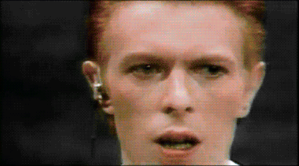 Boos Artiesten Gifs David bowie koekje raken woede 
