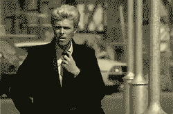 David Bowie GIF. Artiesten Gifs David bowie Rebel rebel Diamanten honden 