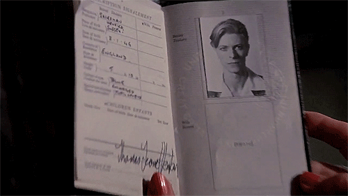 Beroemdheden Artiesten Gifs David bowie fotoset David Bowie interview seksuele frustratie 